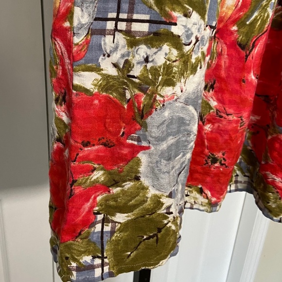 HOST PICK Anthropologie x Odille, linen Poppy Skirt - Picture 7 of 7